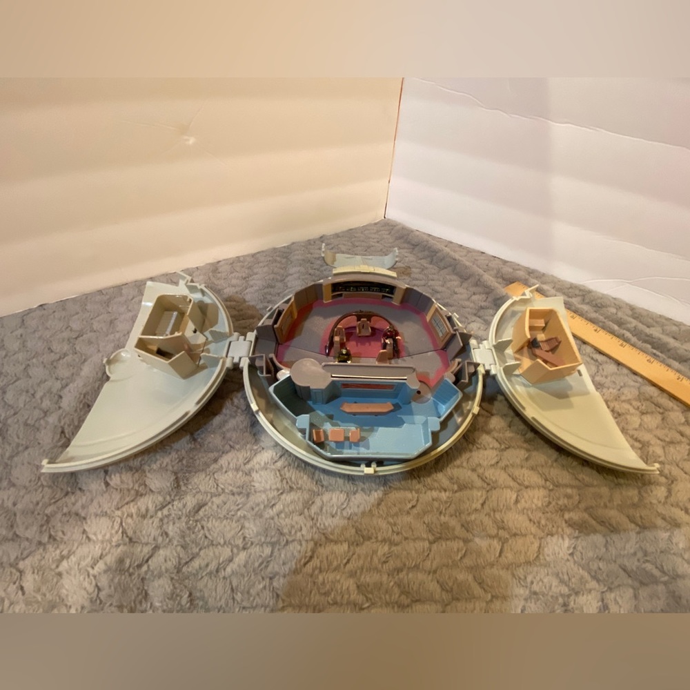 Rare Star Trek Next Generation Interspace Playset USS Enterprise-NC-1701-D 1995